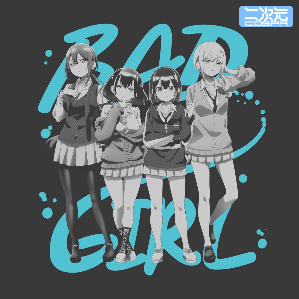 รายละเอียดการออกแบบเสื้อยืด Bad Girl