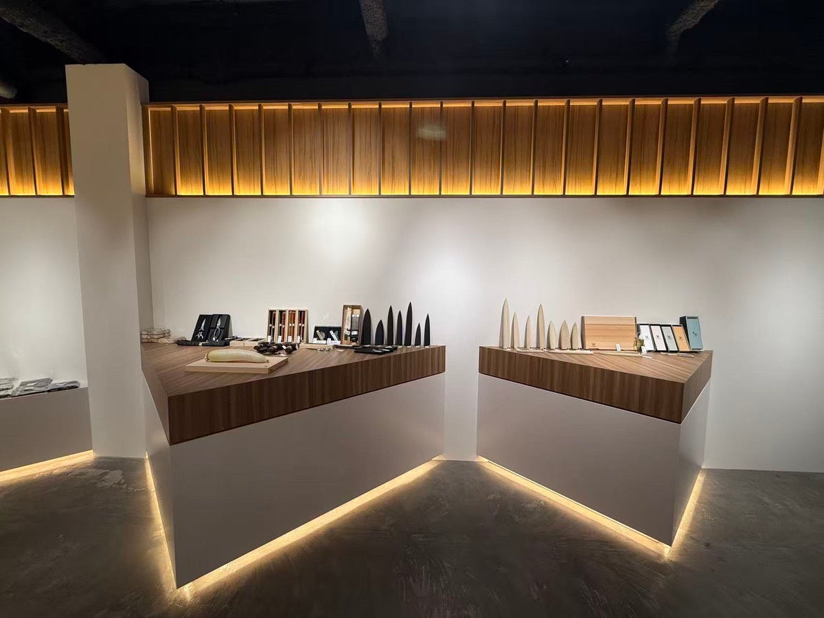 Exhibición de productos MUSASHI JAPAN