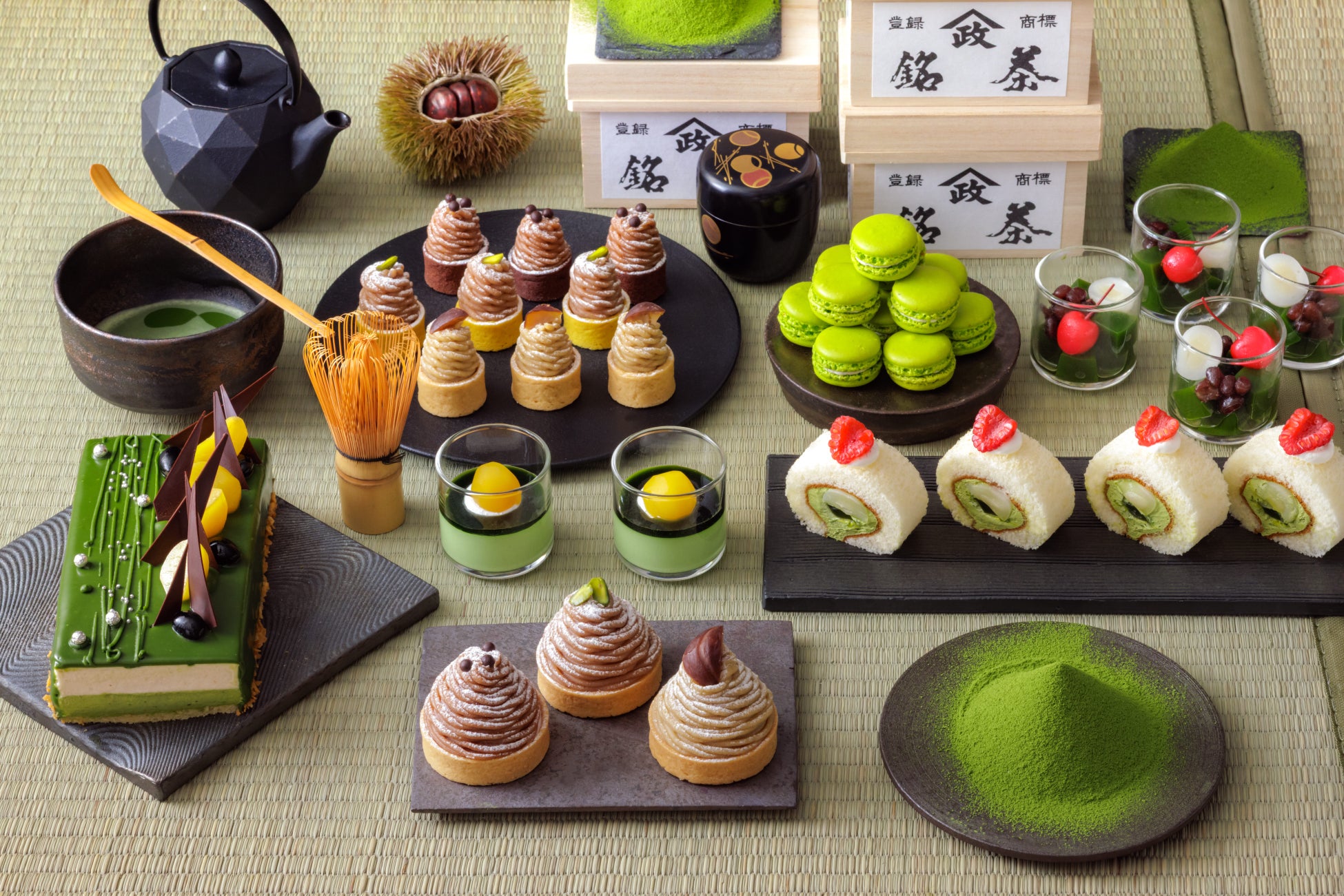 Hotel New Otani Osaka Launches All-You-Can-Sprinkle Matcha Sweets Buffet