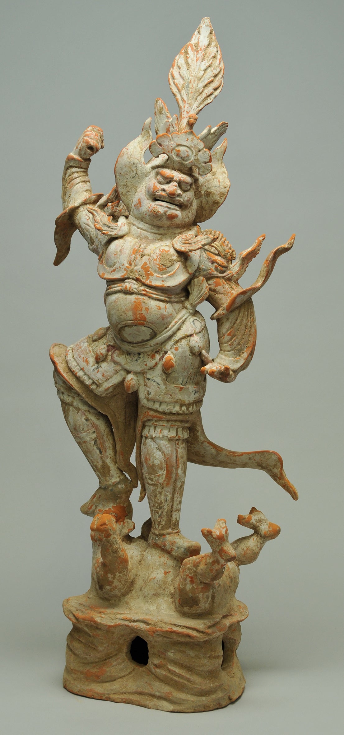 Painted Heavenly King Figure