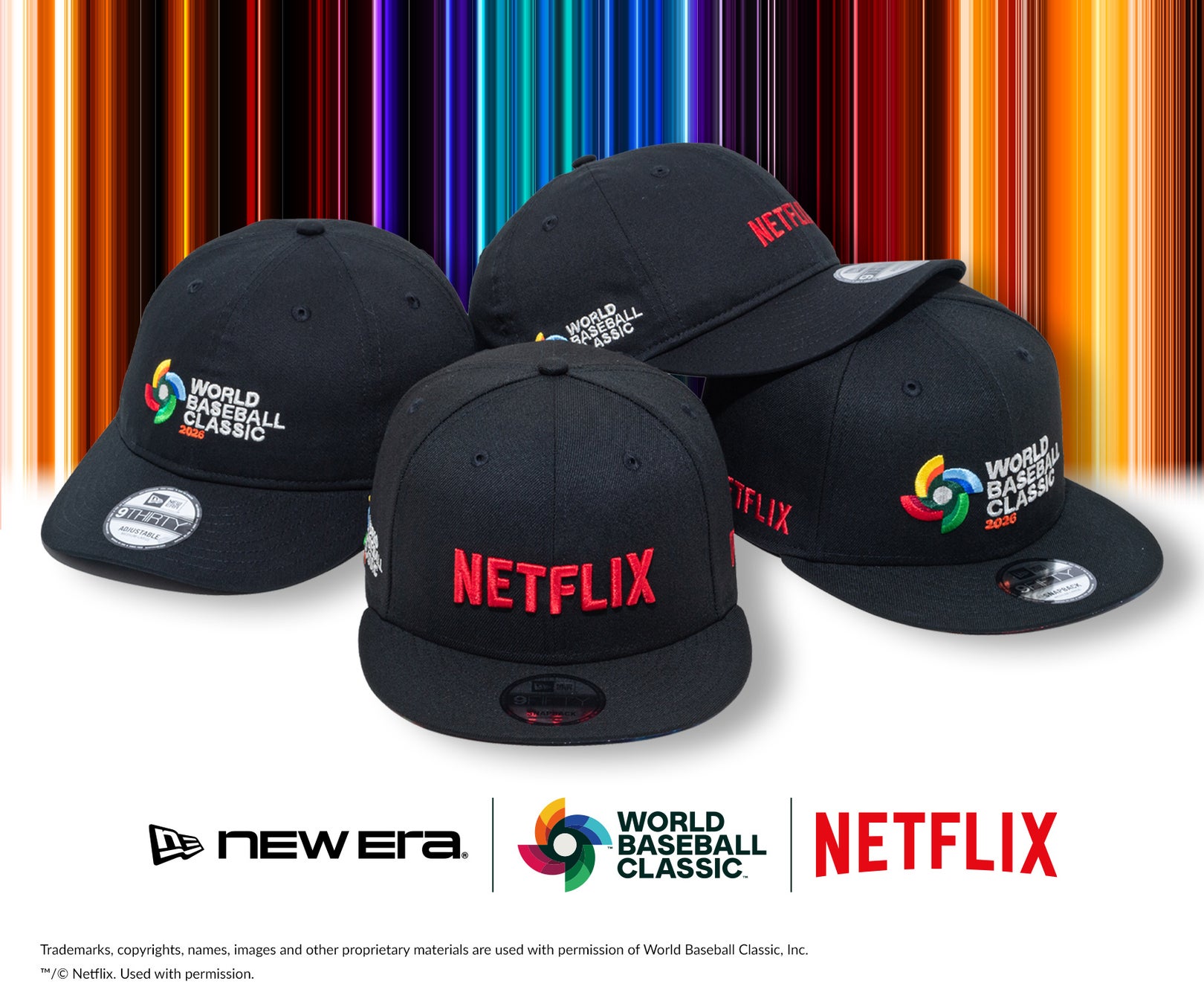 New Era × Netflix × 2026 World Baseball Classic Triple