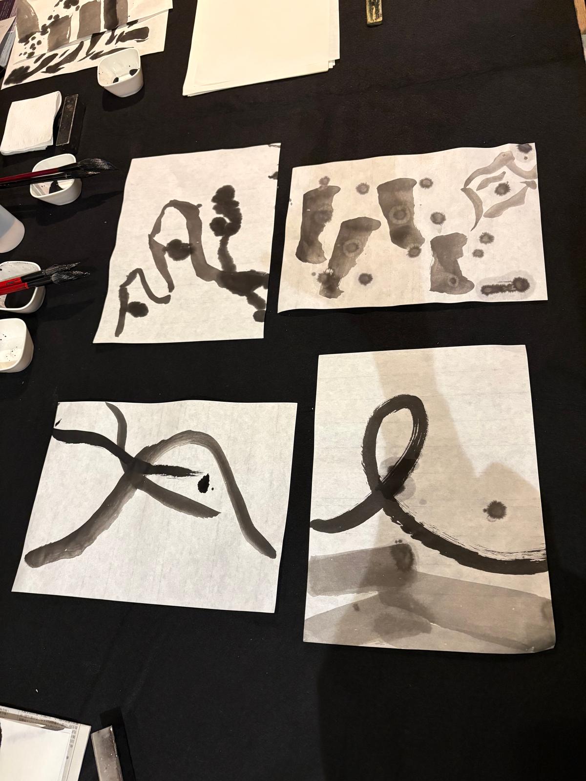 Private Sumi Art Experience with a Japanese Calligraphy Artist – Name Art, Performance & Meditation - Image 8