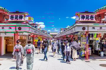 아사쿠사 워킹 & 말차 만들기 투어