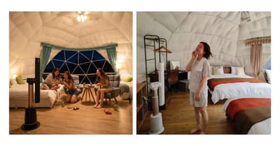 Vision Glamping Resort Yamanakako and Koshikano Onsen Team Up With SharkNinja for Cooler Summer Stays
