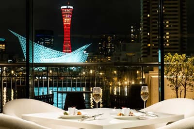 ami Kobe ofrece cena de Navidad con vistas nocturnas del puerto de Kobe del 24 al 26 de diciembre