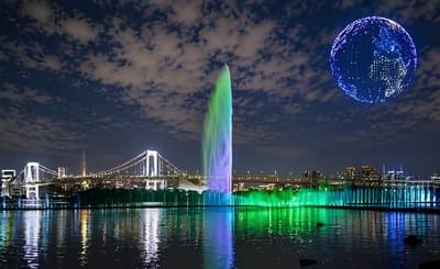8월 29일~30일, 오다이바의 밤하늘을 수놓을 도쿄 아쿠아 심포니와 800대 드론 쇼