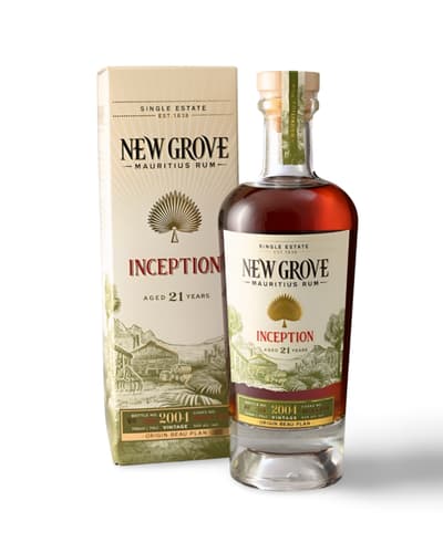 限量版蘭姆酒「New Grove Inception 21 Years Old Mauritius Rum Vintage 2004」於日本上市
