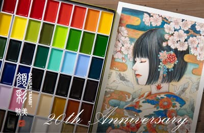 吳竹顏彩耽美迎接20週年，全新顏彩耽美Granulating Colors 3上市！