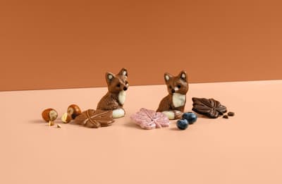 La nueva colección de otoño de Läderach convierte a los zorros en chocolate