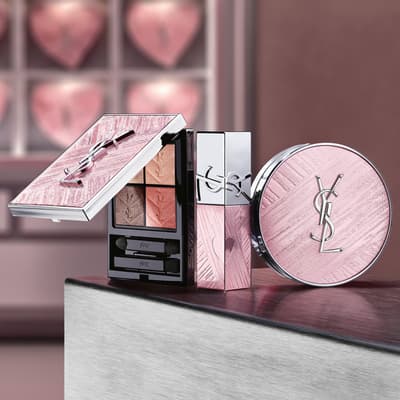 YSL Beauty's YSL Love Light Collection Blends Silver and Pink Light Into a New Vision of Love