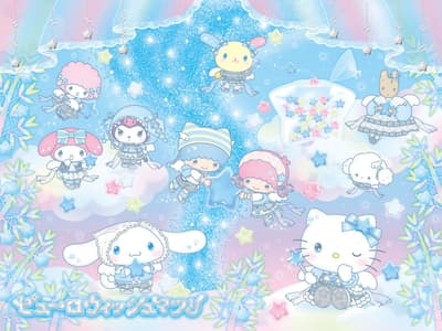 三丽鸥彩虹乐园全新七夕活动“Purowish Festival”将于6月5日盛大开启，呈现Hello Kitty灯光秀与≒Joy投影映射