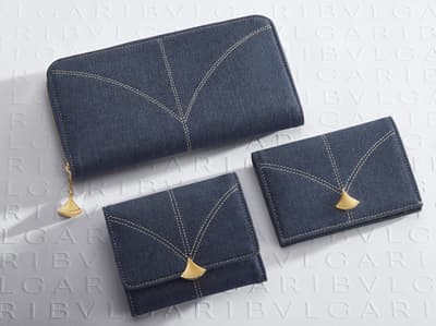 BVLGARI 推出日本限定 Diva’s Dream 系列丹寧小皮件