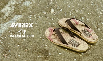 AVIREX 与凉鞋品牌 ISLAND SLIPPER 于 7 月 18 日推出联名系列