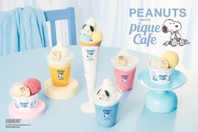 PEANUTS meets GELATO PIQUE CAFE Second Collaboration Features Summer Crepes, Smoothies, and Gelato Inspired by Snoopy and Friends