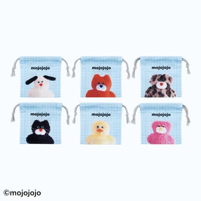Skater Merilis Kantong Serut Blind Drawstring Pouch Desain mojojojo ID Photo, Serta Versi BOX Set Lengkap