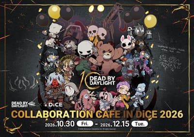 Dead by Daylight × DiCE 컬래버레이션 카페, 2026년 테마 메뉴와 오리지널 굿즈로 돌아오다