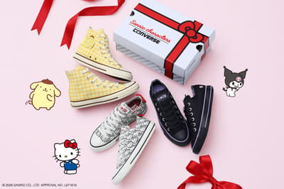 Converse Teams Up with Sanrio Characters for New ALL STAR Collection Featuring Pompompurin, Kuromi, and Hello Kitty