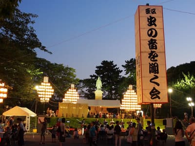 El distrito Nishi de Yokohama celebra la 60.ª edición de su Encuentro de Sonido de Insectos de Verano con una representación especial de marionetas Otome Bunraku