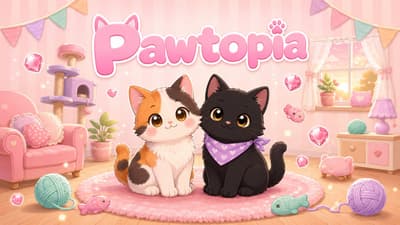 Pawtopia：一款結合療癒貓咪合併益智與居家裝飾的遊戲，正式於網頁瀏覽器推出