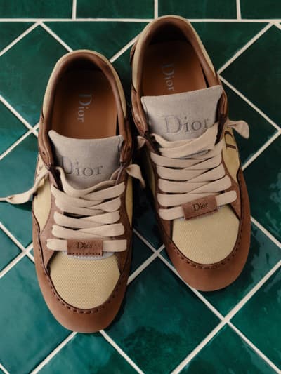 Dior Unveils Low-Top "Dior Roadie" Sneakers From the Spring 2027 Men's Collection
