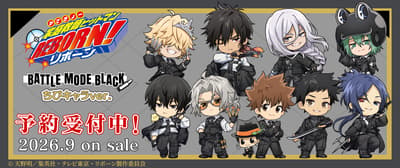 ¡REBORN! Anunciados productos de personajes chibi en "BATTLE MODE BLACK"