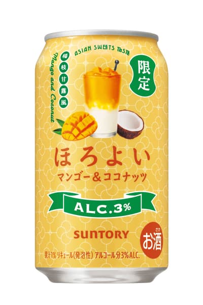 三得利微醺推出限定版芒果椰子口味