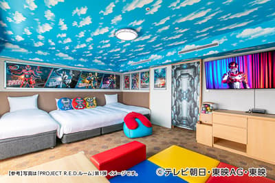东京巨蛋酒店的 PROJECT R.E.D. 主题房换新装，以《觉醒猎人奥米加之角》(KAKUSEIHUNTER OMEGAHORN) 为主题