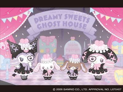 New Sanrio Characters "DREAMY SWEETS GHOST HOUSE" Series Arrives from Shobido