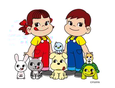 不二家新角色於糖果和商品上首次亮相！Peko-chan、Poko-chan和他們的好朋友們系列商品上市