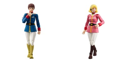 New "Amuro Ray" and "Sayla Mass" Poseable Figures From Mobile Suit Gundam Available for Pre-Order at AmiAmi