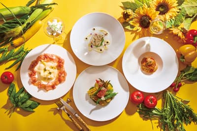 橫濱新格蘭飯店「Il Giardino」義大利餐廳推出夏季美食晚間套餐