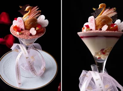 LE CAFÉ de Joël Robuchon Nihombashi Sajikan Parfait Angsa dengan Teh NINA'S Marie-Antoinette Mulai 1 November