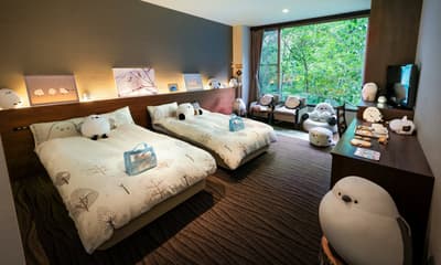 Sounkyo Onsen's Asahi Resort Hotel Launches Shima Enaga-Themed Special Room Plan