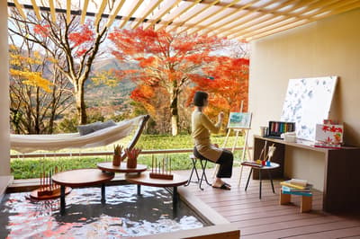 Hoshino Resorts KAI Sengokuhara Launches 2-Night, 3-Day "Sengokuhara Art Retreat Stay" with Private Open-Air Bath Atelier