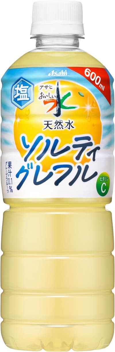 朝日美味天然水咸味葡萄柚口味将于5月19日在全日本上市