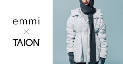 emmi and Inner Down Brand TAION Release Special-Order Quilted Coat and Skirt on October 14