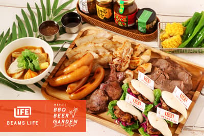 Yokohama Mores' Rooftop BBQ Beer Garden Launches BEAMS LIFE YOKOHAMA-Supervised BBQ Plan on July 24