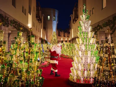 Risonare Yatsugatake organiza eventos navideños desde el 1 de diciembre con visitas diarias de Papá Noel y un plan de estancia con "Papá Noel a domicilio"