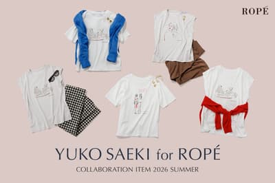 YUKO SAEKI for ROPÉ 세 번째 콜라보레이션 컬렉션 출시
