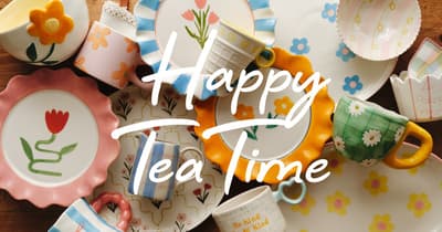 Afternoon Tea LIVING 推出手绘风格“HAPPY TEA TIME”餐具系列