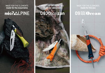 La marca de cuchillos Opinel lanza la nueva serie "Sport Line" para entornos al aire libre extremos