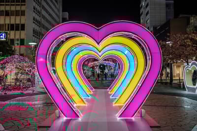 静冈冬季灯光秀“青叶心愿奇幻夜”将于11月21日起点亮青叶象征大道