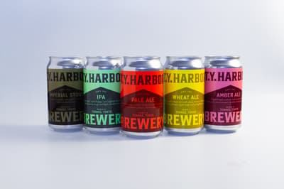 Las cervezas artesanales de T.Y.HARBOR Brewery ahora están disponibles en latas con un nuevo diseño moderno