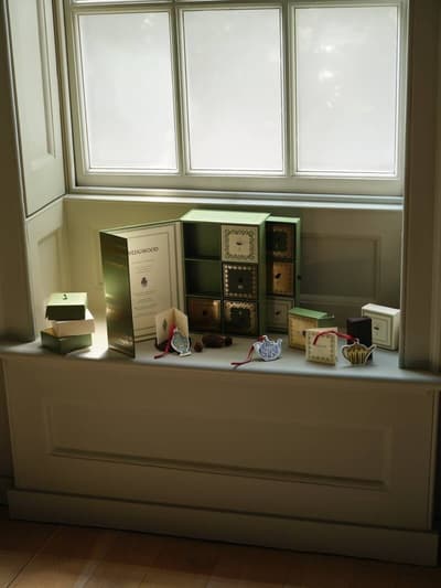 Wedgwood Archive Icons Advent Calendar 2026 Holds 12 Fine Bone China Ornaments in a Book-Shaped Case