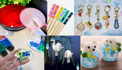 TOKYO Solamachi Hosts Summer Vacation Workshops — Wind Chime Painting, Hermit Crab Fishing, Candy Craft, and More