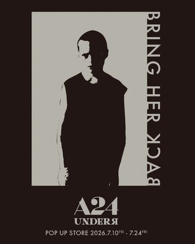 A24 × UNDER R เตรียมเปิด Pop-Up Store ที่สาขาเซ็นดางายะและโอซาก้า