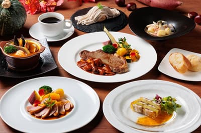 神戶三宮東急REI飯店推出全新秋季午間套餐，鴨肉、海鮮、沙朗牛排吃到飽，每人3,800日圓