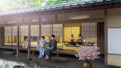 高輪格蘭王子大飯店於日式庭園開設期間限定春季茶屋「茶寮惠庵」