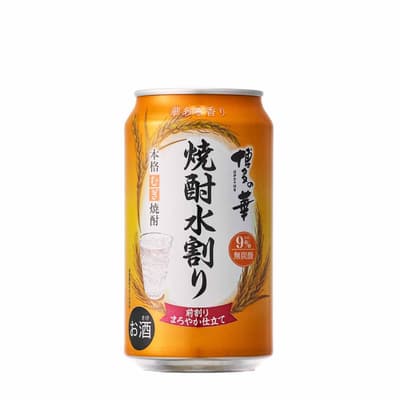 물 타서 마시는 캔 보리소주 '하카타노하나 무기소주 미즈와리', 세븐일레븐 선행 출시