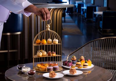 Hilton Hiroshima presenta el té de la tarde otoñal "Harvest" con caqui y castaña